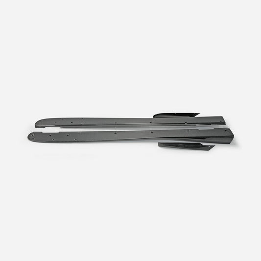Honda Civic Type-R FK8 2017 2018 2019 2020 2021 with Aftermarket Parts - VRSW Style Side Skirts Carbon Fiber/FRP from EPR USA