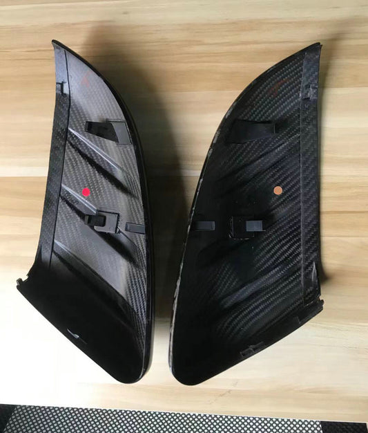 Honda Civic Type-R FK8 2017 2018 2019 2020 2021 with Aftermarket Parts - MUG Style Side mirror cover Pre-preg Carbon Fiber from EPR USA