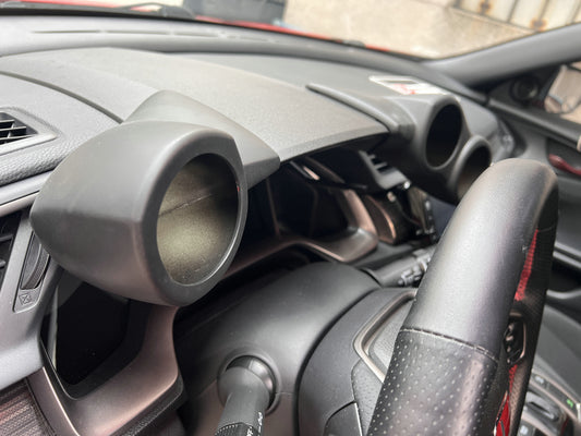 Honda Civic Type-R FK8 2017-2021 with Aftermarket Parts - EPA Type A 60mm Single Gauge Pod ABS from EPR USA