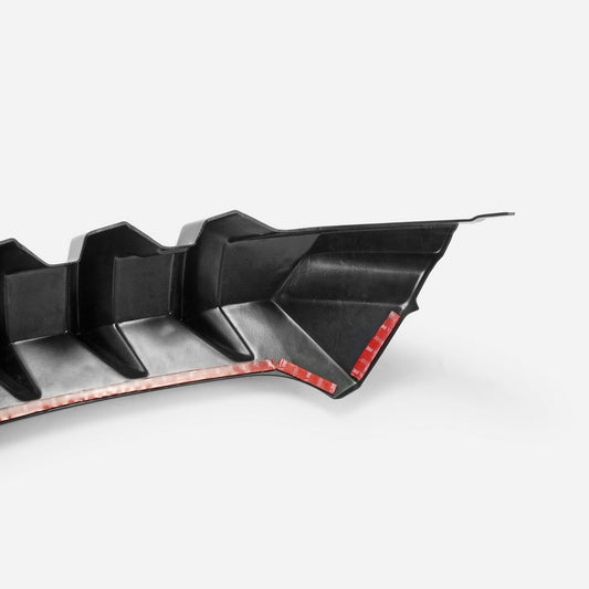 Honda Civic Type-R FK8 2017 2018 2019 2020 2021 with Aftermarket Parts - M Style rear under spoiler ABS from EPR USA