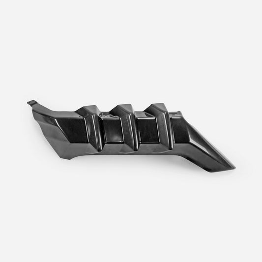 Honda Civic Type-R FK8 2017 2018 2019 2020 2021 with Aftermarket Parts - M Style rear under spoiler ABS from EPR USA