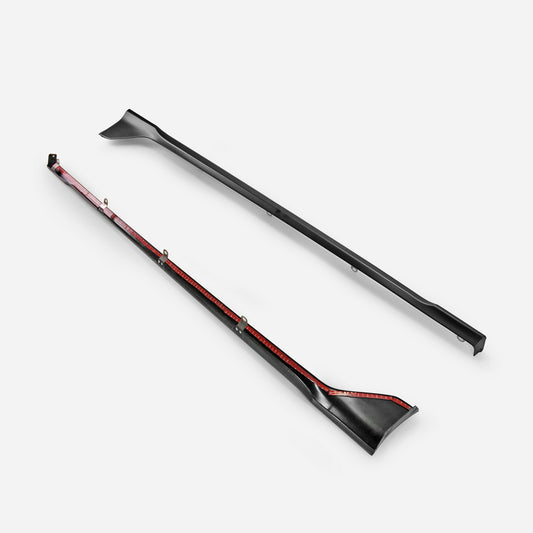 Honda Civic Type-R FK8 2017 2018 2019 2020 2021 with Aftermarket Parts - M Style side garnish ABS from EPR USA