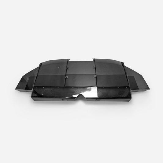 Honda Civic Type-R FK8 2017 2018 2019 2020 2021 with Aftermarket Parts - VRSA1 Style Rear Diffuser Carbon Fiber / FRP from EPR USA
