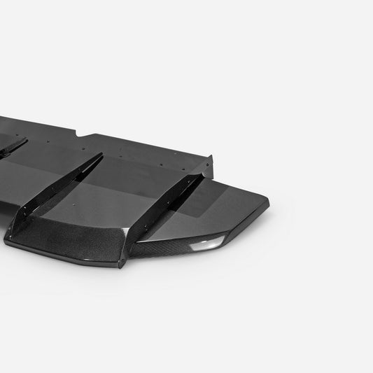 Honda Civic Type-R FK8 2017 2018 2019 2020 2021 with Aftermarket Parts - VRSA1 Style Rear Diffuser Carbon Fiber / FRP from EPR USA