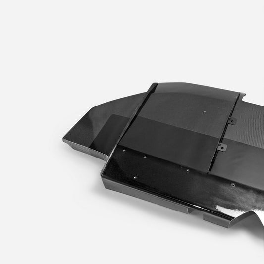 Honda Civic Type-R FK8 2017 2018 2019 2020 2021 with Aftermarket Parts - VRSA1 Style Rear Diffuser Carbon Fiber / FRP from EPR USA