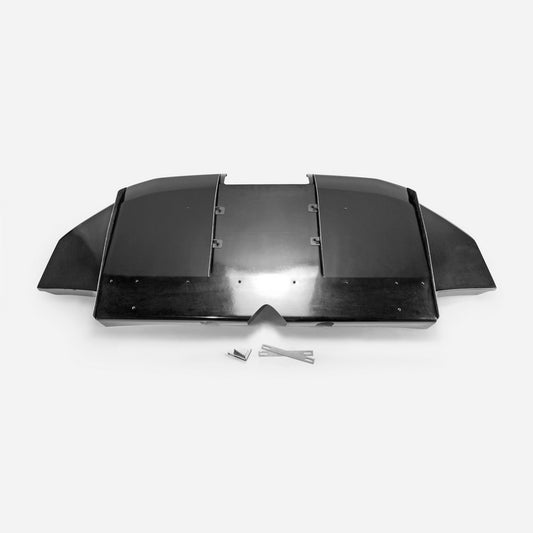 Honda Civic Type-R FK8 2017 2018 2019 2020 2021 with Aftermarket Parts - VRSA1 Style Rear Diffuser Carbon Fiber / FRP from EPR USA