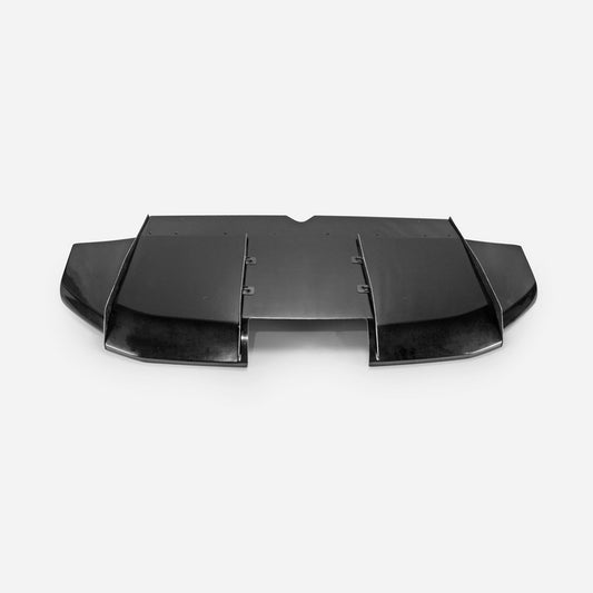 Honda Civic Type-R FK8 2017 2018 2019 2020 2021 with Aftermarket Parts - VRSA1 Style Rear Diffuser Carbon Fiber / FRP from EPR USA