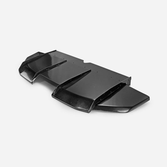 Honda Civic Type-R FK8 2017 2018 2019 2020 2021 with Aftermarket Parts - VRSA1 Style Rear Diffuser Carbon Fiber / FRP from EPR USA