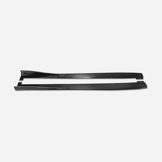 Honda Civic Type-R FK8 2017 2018 2019 2020 2021 with Aftermarket Parts - VRS2 Style Side Skirts Extension Underboard Carbon Fiber / FRP from EPR USA