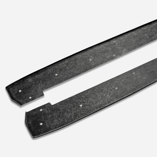 Honda Civic Type-R FK8 2017 2018 2019 2020 2021 with Aftermarket Parts - VRS2 Style Side Skirts Extension Underboard Carbon Fiber / FRP from EPR USA