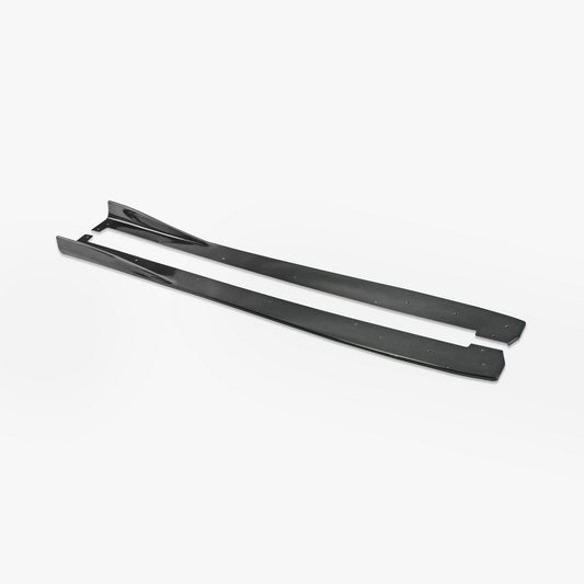 Honda Civic Type-R FK8 2017 2018 2019 2020 2021 with Aftermarket Parts - VRS2 Style Side Skirts Extension Underboard Carbon Fiber / FRP from EPR USA