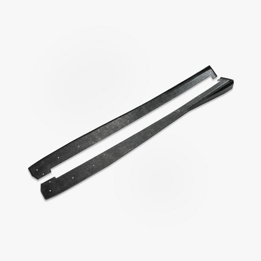 Honda Civic Type-R FK8 2017 2018 2019 2020 2021 with Aftermarket Parts - VRS2 Style Side Skirts Extension Underboard Carbon Fiber / FRP from EPR USA