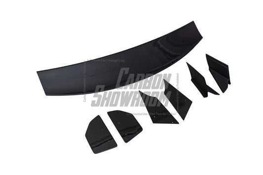Honda Civic Type-R FK8 2017 2018 2019 2020 2021 & Civic 10th Gen FK7 2017 2018 2019 2020 2021 with Aftermarket Parts - VRSAR2 Style Rear GT Spoiler Carbon Fiber / FRP from EPR USA