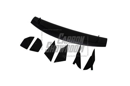 Honda Civic Type-R FK8 2017 2018 2019 2020 2021 & Civic 10th Gen FK7 2017 2018 2019 2020 2021 with Aftermarket Parts - VRSAR2 Style Rear GT Spoiler Carbon Fiber / FRP from EPR USA