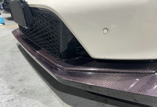 Honda Civic Type-R FL5 2023 2024 with Aftermarket Parts - EPA1 Front Lip Pre-preg Carbon Fiber from EPR USA