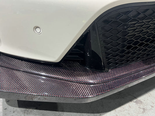 Honda Civic Type-R FL5 2023 2024 with Aftermarket Parts - EPA1 Front Lip Pre-preg Carbon Fiber from EPR USA
