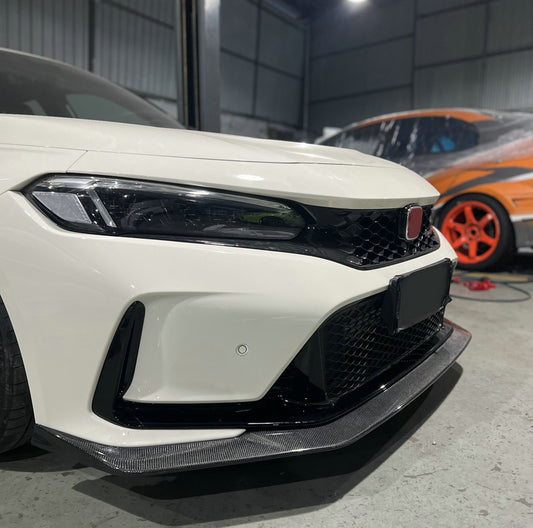 Honda Civic Type-R FL5 2023 2024 with Aftermarket Parts - EPA Front Lip Carbon Fiber / FRP from EPR USA