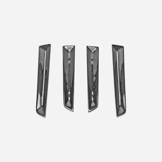 Honda Civic Type-R FL5 2023 2024 with Aftermarket Parts - Front & Rear Door Trim Pre-preg Carbon Fiber from EPR USA