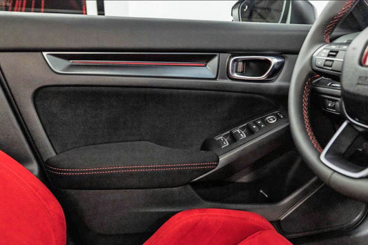 Honda Civic Type-R FL5 2023 2024 with Aftermarket Parts - Front & Rear Door Trim Pre-preg Carbon Fiber from EPR USA