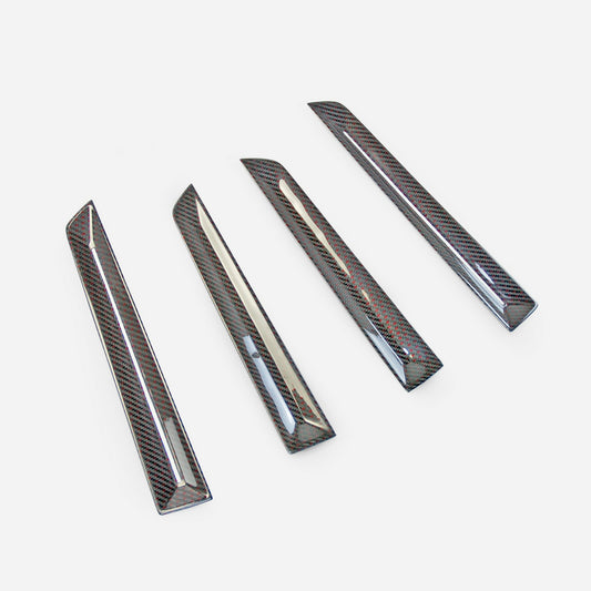Honda Civic Type-R FL5 2023 2024 with Aftermarket Parts - Front & Rear Door Trim Pre-preg Carbon Fiber from EPR USA