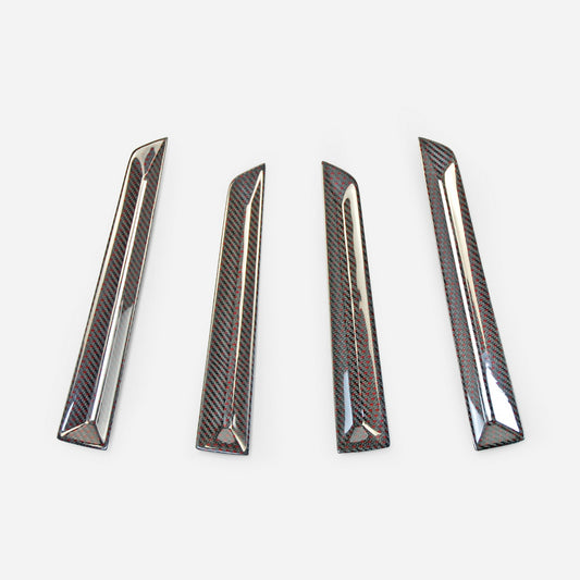Honda Civic Type-R FL5 2023 2024 with Aftermarket Parts - Front & Rear Door Trim Pre-preg Carbon Fiber from EPR USA