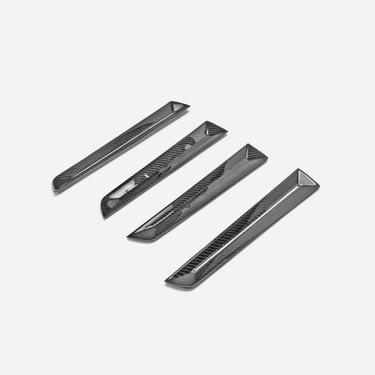 Honda Civic Type-R FL5 2023 2024 with Aftermarket Parts - Front & Rear Door Trim Pre-preg Carbon Fiber from EPR USA