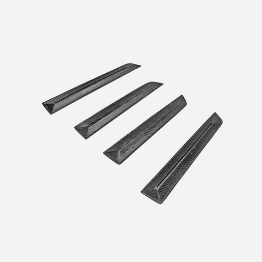 Honda Civic Type-R FL5 2023 2024 with Aftermarket Parts - Front & Rear Door Trim Pre-preg Carbon Fiber from EPR USA