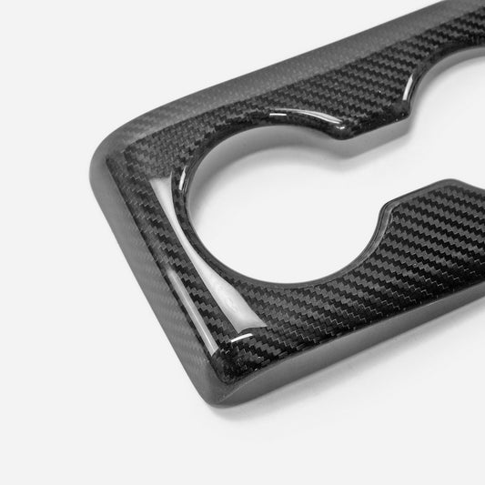 Honda Civic Type-R FL5 2023 2024 with Aftermarket Parts - Rear cup holder Pre-preg Carbon Fiber from EPR USA
