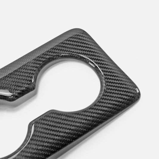 Honda Civic Type-R FL5 2023 2024 with Aftermarket Parts - Rear cup holder Pre-preg Carbon Fiber from EPR USA