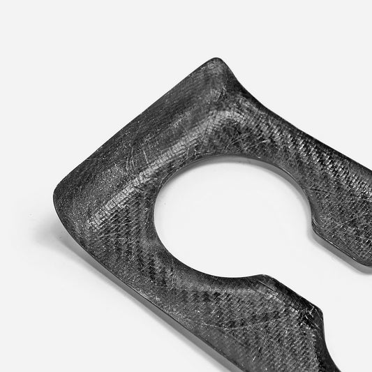 Honda Civic Type-R FL5 2023 2024 with Aftermarket Parts - Rear cup holder Pre-preg Carbon Fiber from EPR USA