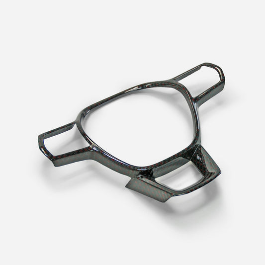 Honda Civic Type-R FL5 2023 2024 with Aftermarket Parts - Steering Wheel surround Pre-preg Carbon Fiber from EPR USA