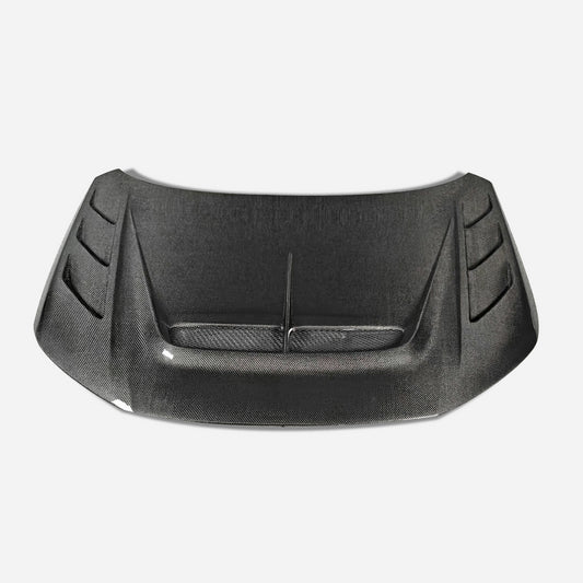 Honda Civic Type-R FL5 2023 2024 with Aftermarket Parts - TM Style Hood Bonnet Carbon Fiber / FRP from EPR USA