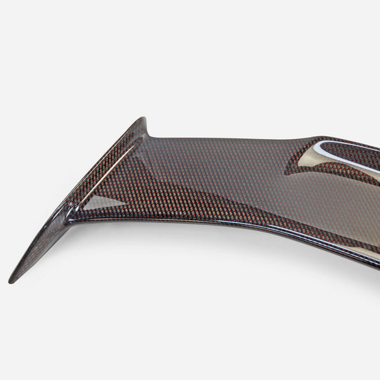 Honda Civic Type-R FL5 2023 2024 with Aftermarket Parts - Modulo Style Rear Spoiler Carbon Fiber from EPR USA