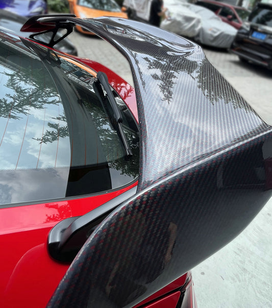 Honda Civic Type-R FL5 2023 2024 with Aftermarket Parts - Modulo Style Rear Spoiler Carbon Fiber from EPR USA
