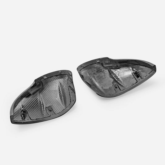 Honda Civic Type-R FL5 2023 2024 & Civic 11th Gen FL1 2022 2023 2024 with Aftermarket Parts - MUG Style Mirror Cover Pre-preg Carbon Fiber from EPR USA