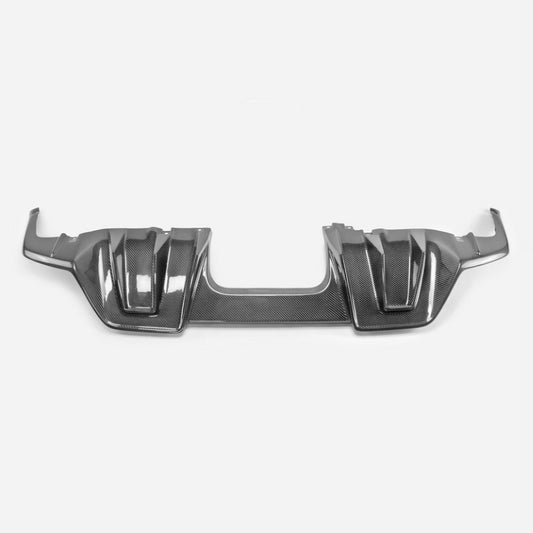 Honda Civic Type-R FL5 2023 2024 with Aftermarket Parts - OTD Style Rear Diffuser Pre-preg Carbon Fiber from EPR USA