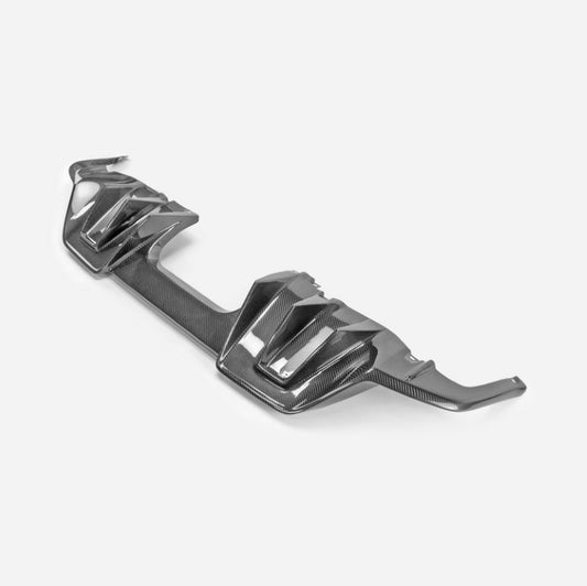 Honda Civic Type-R FL5 2023 2024 with Aftermarket Parts - OTD Style Rear Diffuser Pre-preg Carbon Fiber from EPR USA