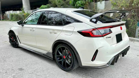 Honda Civic Type-R FL5 2023 2024 with Aftermarket Parts - TM Style Rear Diffuser Carbon Fiber from EPR USA