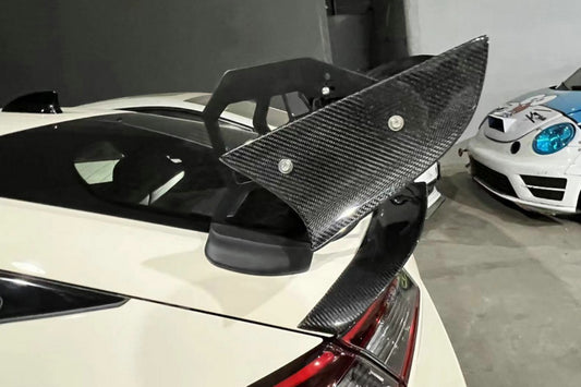 Honda Civic Type-R FL5 2023 2024 with Aftermarket Parts - SPN Style Rear Spoiler Carbon Fiber / FRP from EPR USA