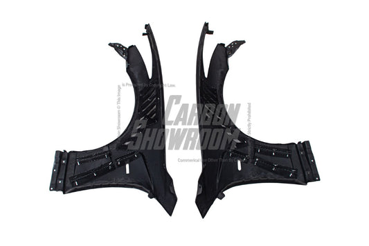EPR Carbon Fiber EPA ATTK type front vented fender (with upper vent) for Infiniti G37 Coupe - Performance SpeedShop