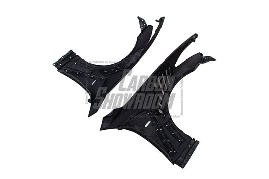 EPR Carbon Fiber EPA ATTK type front vented fender (with upper vent) for Infiniti G37 Coupe - Performance SpeedShop