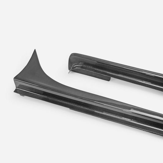 Mazda MX-5 Miata NC NC1 NC2 NC3 2006–2015 with Aftermarket Parts - GVN Style Side Skirts Carbon Fiber from EPR USA