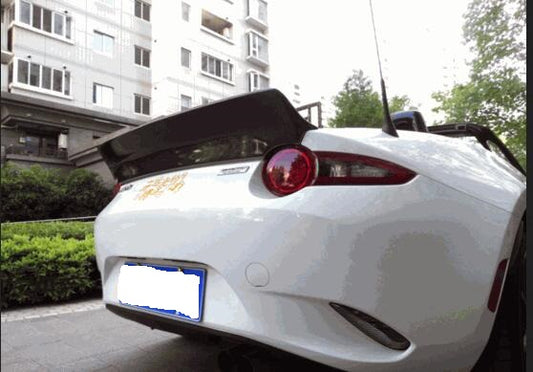Mazda MX5 Miata Softtop Grand Touring Club Sport ND1 ND2 ND3 2016-ON with Aftermarket Parts - EPA Style Rear Spoiler Carbon Fiber from EPR USA
