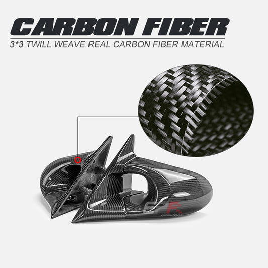 Honda Accord EX LX SE CD6 1993 1994 1995 1996 1997 1998 with Aftermarket Parts - Mirror Cap (Right Hand Drive) Carbon Fiber from EPR USA