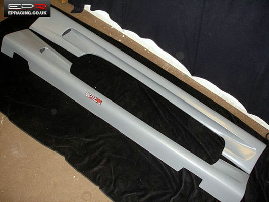 Nissan R33 Skyline GTST Series 1 1993 1994 1995 1996 & R33 Skyline GTST Series 2 1997 1998 with Aftermarket Parts - NIS Style Side Skirts Carbon Fiber / FRP from EPR USA