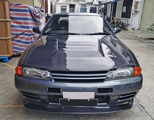 Nissan R32 Skyline GTR 1989 1990 1991 1992 1993 1994 with Aftermarket Parts - Nismo Style Hood Carbon Fiber / FRP from EPR USA