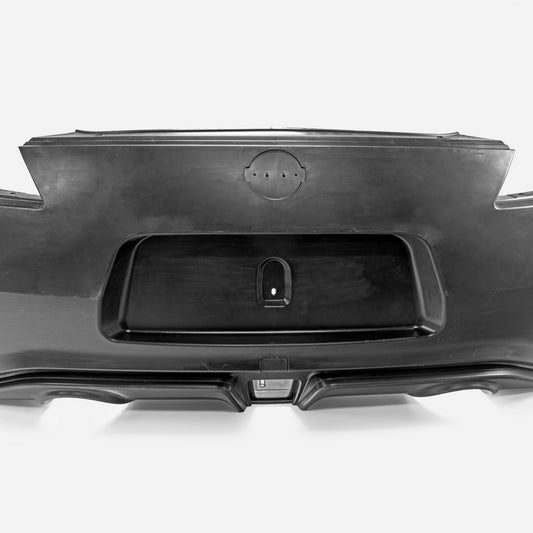 Nissan 370Z Sport Touring Base Fairlady Z Z34 Pre-Facelift 2009 2010 2011 & 370Z Sport Touring Base Fairlady Z Z34 Facelift 2012 Nissan 370Z Sport Touring Base Fairlady Z Z34 Pre-Facelift 2009 2010 2011 & 370Z Sport Touring Base Fairlady Z Z34 Facelift 2012 2013 2014 2015 2016 2017 2018 2019 2020 & Nismo V1 2009 2010 2011 & Nismo V2 2012 2013 2014 2015 2016 2017 2018 2019 2020 with Aftermarket Parts - Nismo Conversion Style Rear Bumper PP Polypropylene from EP Racing