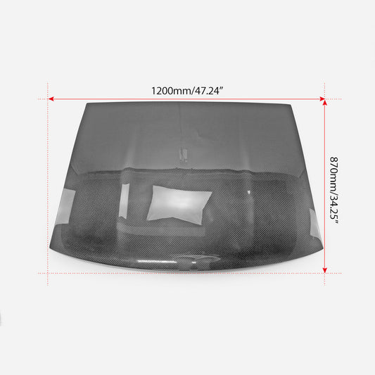 Nissan 370Z Sport Touring Base Fairlady Z Z34 Pre-Facelift 2009 2010 2011 & 370Z Sport Touring Base Fairlady Z Z34 Facelift 2012 2013 2014 2015 2016 2017 2018 2019 2020 & Nismo V1 2009 2010 2011 & Nismo V2 2012 2013 2014 2015 2016 2017 2018 2019 2020 with Aftermarket Parts - Roof Overlay Pre-preg Carbon Fiber from EPR USA