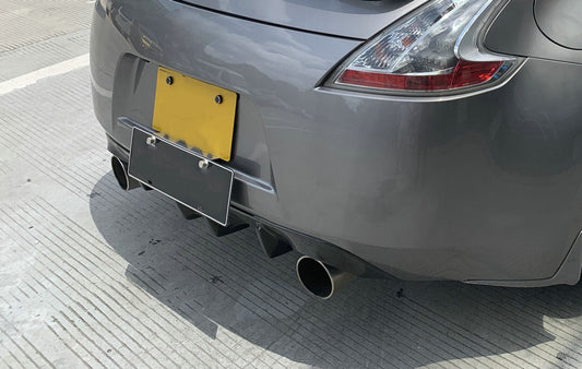 Nissan 370Z Sport Touring Base Fairlady Z Z34 Pre-Facelift 2009 2010 2011 & 370Z Sport Touring Base Fairlady Z Z34 Facelift 2012 2013 2014 2015 2016 2017 2018 2019 2020 with Aftermarket Parts - Rear Diffuser Carbon Fiber / FRP from EPR USA