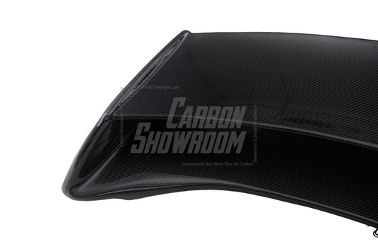 Nissan 370Z Sport Touring Base Fairlady Z Z34 Pre-Facelift & Facelift 2009 2010 2011 2012 2013 2014 2015 2016 2017 2018 2019 2020 & Nismo V1 2009 2010 2011 & Nismo V2 2012 2013 2014 2015 2016 2017 2018 2019 2020 with Aftermarket Parts - AM Rear Wing Carbon Fiber / FRP from EPR USA